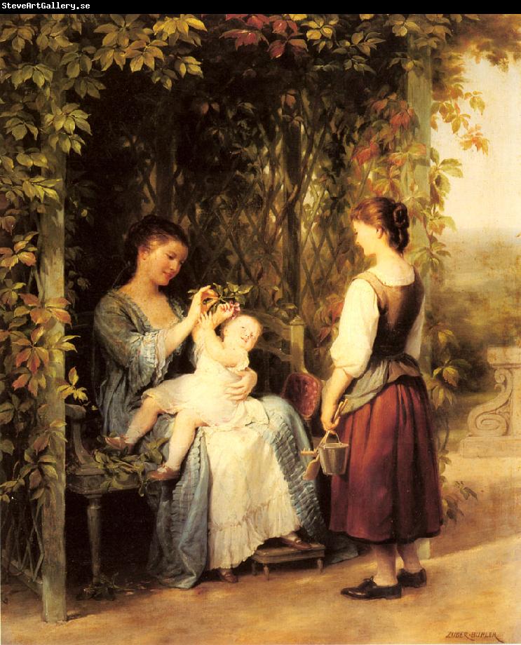 Fritz Zuber-Buhler Tickling the Baby